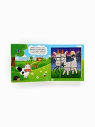 Книжка с кубиками «Зверята на ферме», 15×15 см, 10 стр., 9 кубиков, Синий трактор - Фото 5