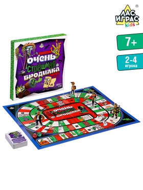 Настольная игра «Очень страшная бродилка», 2-4 игрока, 7+