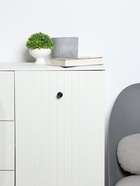 Ручка-кнопка CAPPIO "Лабиринт", цинк, цвет чёрный - фото 809123072