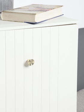 Ручка-кнопка CAPPIO «Лабиринт», цинк, цвет золото 10732745