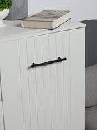 Ручка-скоба CAPPIO Лабиринт, цинк, м/о 128 мм, цвет черный - фото 60860047