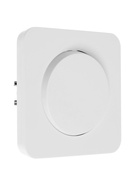 Выключатель, серия Circular, 10 А, одноклавишный, скрытый монтаж, белый - Фото 2