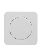 Выключатель, серия Circular, 10 А, одноклавишный, скрытый монтаж, белый - Фото 3