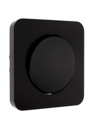 Выключатель, серия Circular, 10 А, одноклавишный, скрытый монтаж, чёрный - Фото 2