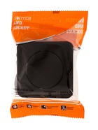 Выключатель, серия Circular, 10 А, одноклавишный, скрытый монтаж, чёрный - Фото 5