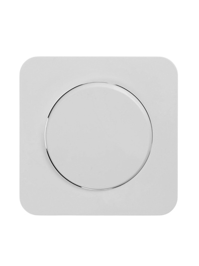 Выключатель проходной, серия Circular, 10 А, одноклавишный, скрытый монтаж, белый
