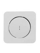 Выключатель, серия Circular, 10 А, одноклавишный, с подсветкой, скрытый монтаж, белый - Фото 3