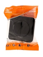 Выключатель, серия Circular, 10 А, двухклавишный, скрытый монтаж, чёрный - Фото 5