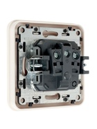 Розетка одноместная, серия Circular, 16 А, скрытый монтаж, с заземлением, белая - Фото 5