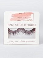 Ресницы накладные «Сияй», с блёстками, 14 мм, без клея, розовые - Фото 4