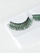 Ресницы накладные «Сияй», с блёстками, 14 мм, без клея, зелёные - Фото 2