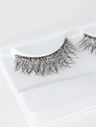 Ресницы накладные «Сияй», с блёстками, 14 мм, без клея, серебристые - Фото 2