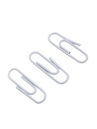 Скрепки 28 мм белые в пластиковой тубе 150 штук, TOP Calligrata - Фото 4