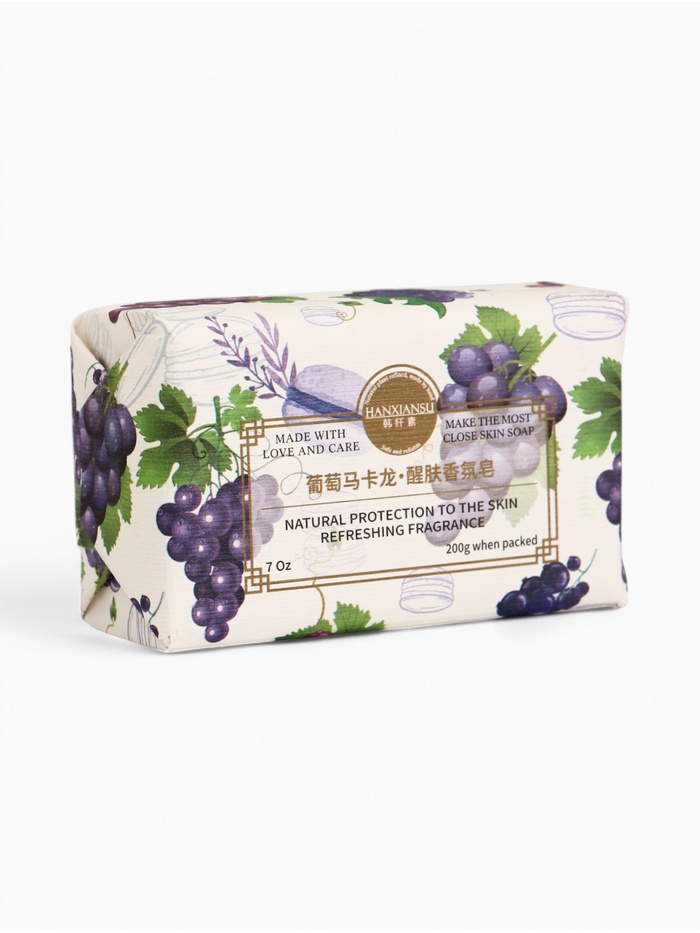 Мыло твердое «Виноградный макарун», 200 г - Фото 1