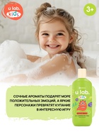 Детский шампунь-гель-пена 3в1 «Монстрики», 400 мл, аромат сладкая яблочная зефирка, ULAB - Фото 2