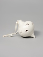 Ёлочный шар с подсветкой «Снежный», 10.7×8.5×8.5 см, 1 LED, керамика, от батареек LR44×3, керамика, свечение тёплое белое - Фото 6