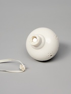 Ёлочный шар с подсветкой «Снежный», 10.7×8.5×8.5 см, 1 LED, керамика, от батареек LR44×3, керамика, свечение тёплое белое - Фото 7