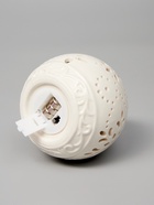 Ёлочный шар с подсветкой «Вьюга», 10×8.8×8.8 см, 1 LED, керамика, от батареек LR44×3, керамика, свечение тёплое белое - Фото 7