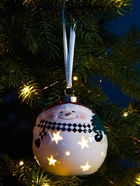 Ёлочный шар с подсветкой «Снеговик», 10×8.6×8.6 см, 1 LED, керамика, от батареек LR44×3, керамика, свечение тёплое белое - Фото 4