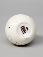 Светодиодная фигура «Снеговик на шаре», 13.2×8.8×8.8 см, 1 LED, керамика, от батареек LR44×3, тёплый белый свет - Фото 4