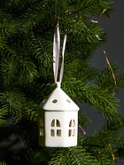 Светодиодная фигура «Домик», 9.3×6×6 см, 1 LED, керамика, от батареек LR44×3 шт., тёплый белый свет - Фото 5