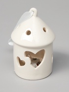 Светодиодная фигура «Дом с сердцем», 9.3×6×6 см, 1 LED, керамика, от батареек LR44×3 шт., тёплый белый свет - Фото 6