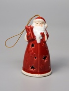 Светодиодная подвеска «Дед Мороз», 9.6×5.1×5.1 см, 1 LED, от батареек LR44×3, свечение тёплое белое - Фото 3