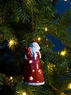 Светодиодная подвеска «Дед Мороз», 9.6×5.1×5.1 см, 1 LED, от батареек LR44×3, свечение тёплое белое - Фото 4