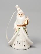 Светодиодная подвеска «Дед Мороз в белом», 10.8×6.4×5 см, 1 LED, от батареек LR44×3, свечение тёплое белое - Фото 6