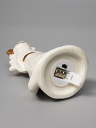 Светодиодная фигура «Дед Мороз в тулупе», 15.7×7.4×5.8 см, 1 LED, керамика, от батареек LR44×3, тёплый белый свет - Фото 4