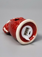 Светодиодная фигура «Дед Мороз», 13.8×6.8×7.5 см, 1 LED, керамика, от батареек LR44×3, тёплый белый свет - Фото 4