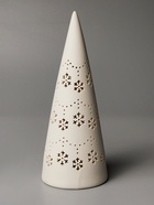 Светодиодная фигура «Ёлка со снежинками», 22×9×9 см, 1 LED, керамика, от батареек LR44×3, тёплый белый свет - Фото 3