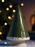 Светодиодная фигура «Ёлочка зелёная», 16.7×9.7×9.7 см, 1 LED, керамика, от батареек LR44×3, тёплый белый свет - Фото 2