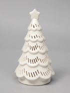 Светодиодная фигура «Ёлочка ажурная», 19.8×10.8×10.8 см, 1 LED, керамика, от батареек LR44×3, тёплый белый свет - Фото 3