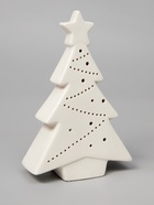 Светодиодная фигура «Белая Ёлка», 17.3×11.3×4.5 см, 1 LED, керамика, от батареек LR44×3, тёплый белый свет - Фото 3