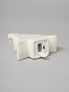 Светодиодная фигура «Белая Ёлка», 17.3×11.3×4.5 см, 1 LED, керамика, от батареек LR44×3, тёплый белый свет - Фото 4