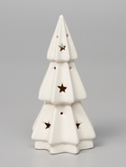 Светодиодная фигура «Ёлочка со звёздами», 13×6.5×6.5 см, 1 LED, керамика, от батареек LR44×3, тёплый белый свет - Фото 3