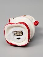 Светодиодная фигура «Снеговичок в свитере», 13.8×6×7 см, 1 LED, керамика, от батареек LR44×3, тёплый белый свет - Фото 4