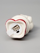 Светодиодная фигура «Дед мороз в свитере», 13.8×6×7 см, 1 LED, керамика, от батареек LR44×3, тёплый белый свет - Фото 4