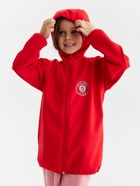 Ветровка с капюшоном детская MINAKU: SPACE, красная, рост 134 см - Фото 7