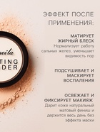 Пудра пресованная LAMEILA, матовый эффект, тон 2 - Фото 3