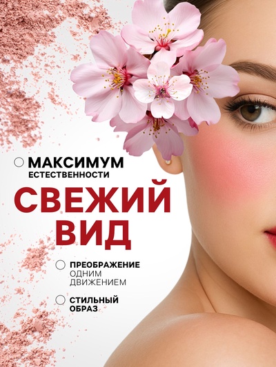 Румяна кремовые LAMEILA с шиммером, тон 3