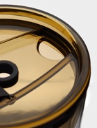 Стакан Доляна «Хеппи», 500 мл, 9×18.5 см, с крышкой и трубочкой, стекло, жёлтый - Фото 5