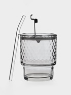 Стакан «Сота», 350 мл, 8.9×15.5 см, с крышкой и трубочкой, стекло, прозрачный - Фото 4