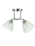 Люстра "Офелия" 2хЕ27 40Вт хром 47х18х25 см BayerLux - фото 34770180