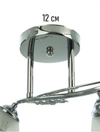 Люстра "Офелия" 2хЕ27 40Вт хром 47х18х25 см BayerLux - фото 34770182