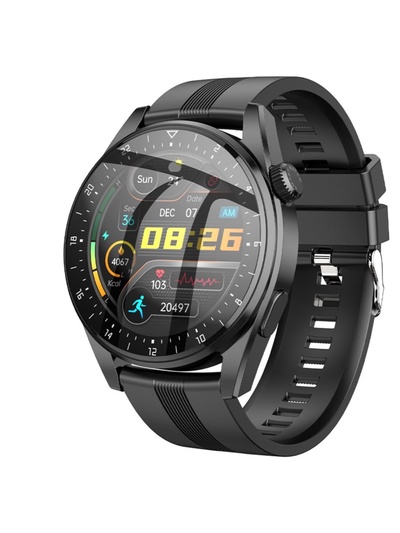 УЦЕНКА Смарт-часы Hoco Y9, 1.32", 360×360, BT 4.0, 300 мАч, чёрные