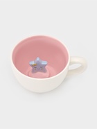 Кружка Доляна «Звёздочка», 475 мл, керамика, с фигуркой, белая, розовая - Фото 1