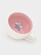 Кружка Доляна «Звёздочка», 475 мл, керамика, с фигуркой, белая, розовая - Фото 4