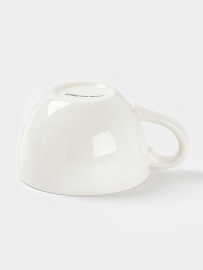 Кружка Доляна «Радуга», 475 мл, керамика, белая/сиреневая